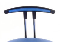 Beckenstütze Rollhocker blau