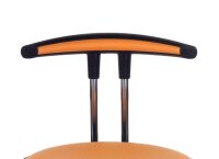 Beckenstuetze Rollhocker orange
