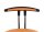 Beckenstuetze Rollhocker orange