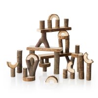 Naturholz Konstruktionsset Beispiel1