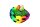 Regenbogenball Osternest