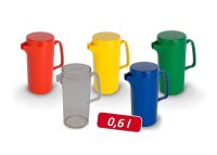 Kanne mit Deckel 0,6l alle Farben