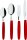 Kindergarten Besteck Color 4-tlg. - rot