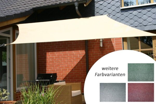 Sonnensegel quadratisch alle Farben