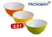 Schuessel 3,5 l Microban® alle Farben