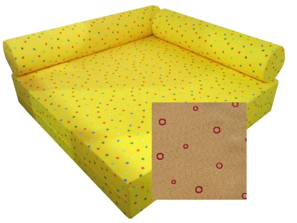 Kuschelecke Quadrat gelb