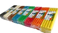 Knete Packungen in 8 Farben