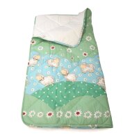 Kinder Schlafsack 140 x 70 cm  Schaf mint