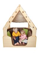 Kuschelhoehle Kindergarten Kinder mit Buch
