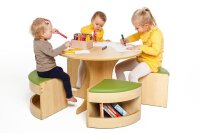 Kindersitzgruppe Kindergarten mit Kindern