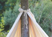 Baum-Tipi Detail Zugseil