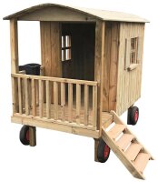 Spielhaus Zirkuswagen vorn