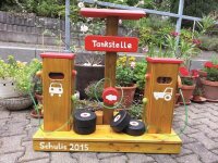 Tankstelle Outdoor Kiefer Gestaltungsbeispiel