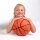 Basketball orange mit Kind