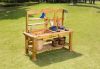 Outdoor Spielkueche Produkt aus Wiese seitlich