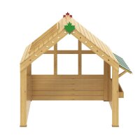 Outdoor Spielhaus Produkt von vorn