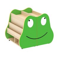 Buecherkiste Kindergarten Frosch seitlich