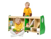 Buecherkiste Kindergarten Frosch zwei Kinder