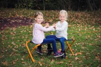 Klappbank mit Kindern