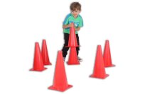 Pylonen 6er Set Junge stellt auft