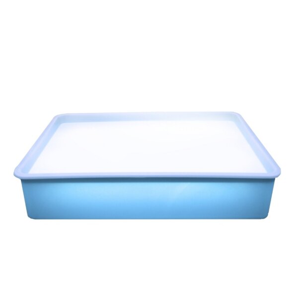 Leuchtkasten blau einzeln