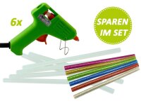 Sparset: Klebepistole, klein D 7 mm + Klebesticks