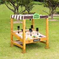 Outdoor Spielkueche Gemuesestand draussen