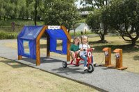 Kindertankstelle mit Waschanlage