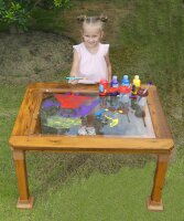 Outdoor Tisch, transparent Produkt von oben