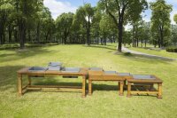 Outdoor Sand- und Wassertisch seitlich