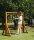 Outdoor Maltafel transparent mit Kind