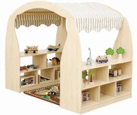 Spielhaus Kaufladen Produkt mit Spielzeug