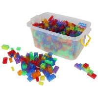 Transparente Klemmbausteine mit Box