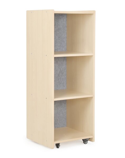 Regal Pinnwand, fahrbar Front