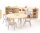 Owlaf Tisch-/Stuhlset Rundtisch + 4 Stühle SH43
