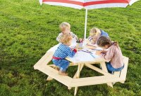 Kindersitzgarnitur 6-Eck Kinder