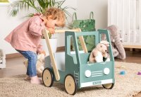 Lauflernwagen Kipplaster Fred mit Kind
