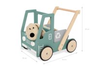 Lauflernwagen Kipplaster Fred, bemaßt