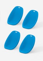 Boden-Schaukel-Stuhl, 4er Set, klein, blau