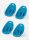 Boden-Schaukel-Stuhl, 4er Set, groß, blau