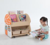 Bücherwagen Pilz Mädchen