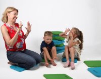 Sitzkissen Erzieherin und Kinder