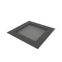 Jumpoo BodenTrampolin quadratisch 150 grau