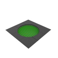 Jumpoo Boden Trampolin rund 150 grün
