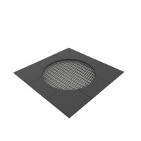 Jumpoo Boden Trampolin rund 150 grau