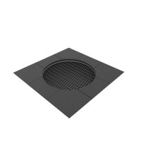 Jumpoo Boden Trampolin rund 150 schwarz