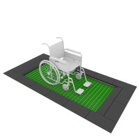 Jumpoo BodenTrampolin rechteckig grün