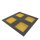 Jumpoo Boden Trampolin Quadrat 4 Felder gelb