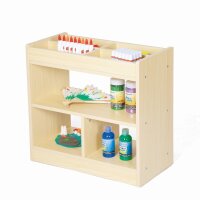 Materialregal mit Fächern