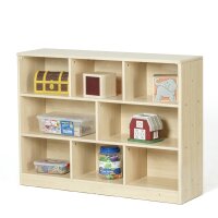 Regalschrank mit Spielzeug
